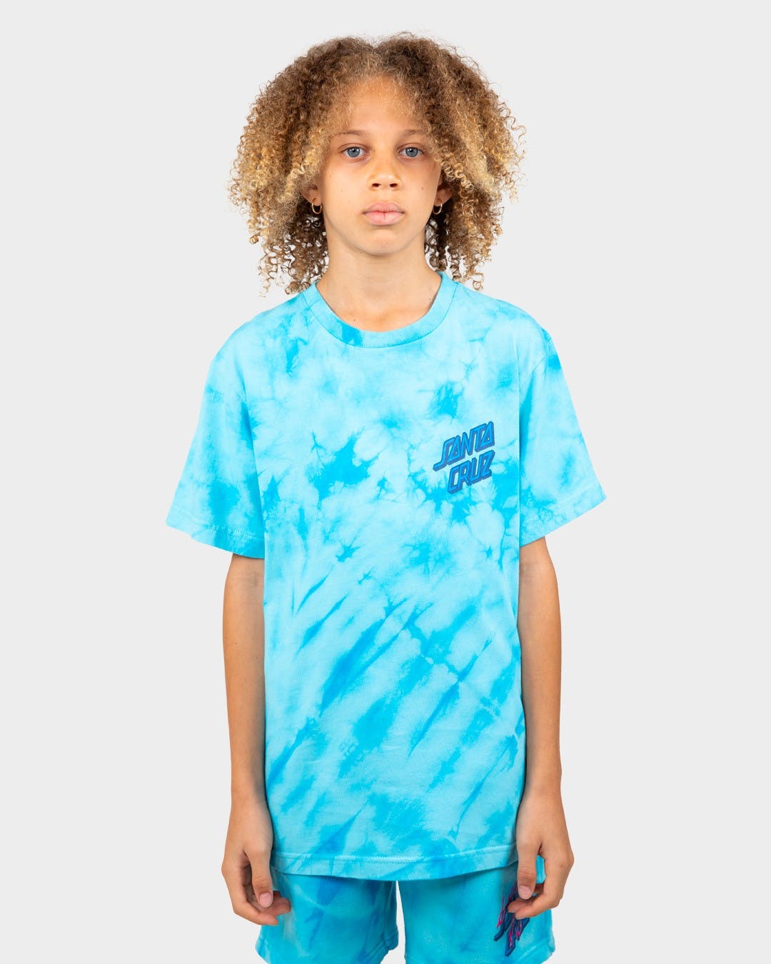 Santa Cruz Youth Inferno Stacked Strip Dot Tee Flynns Inland Surf Co