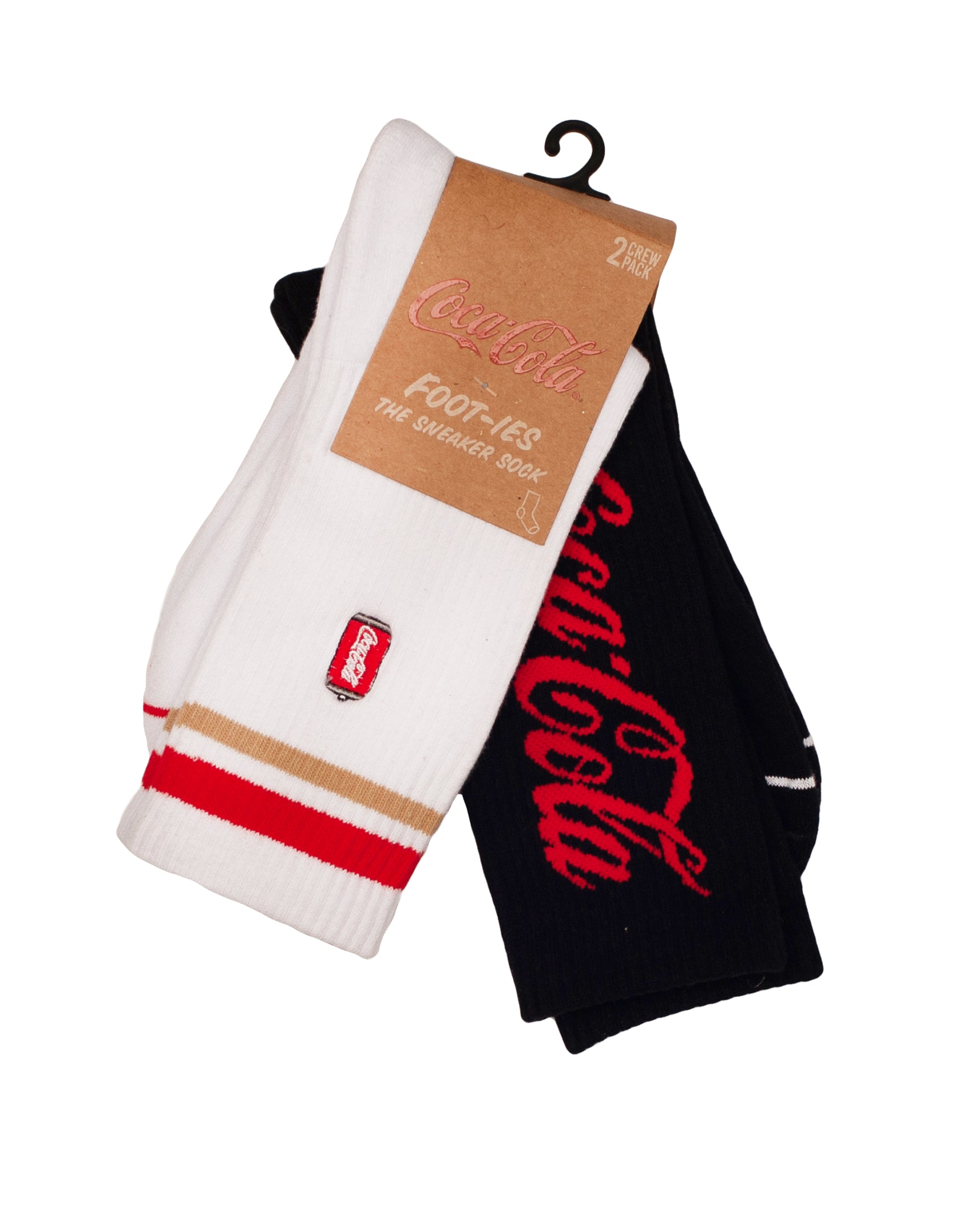 Foot-ies Coke Can Sneaker Socks 2pk – Flynn's Inland Surf Co.