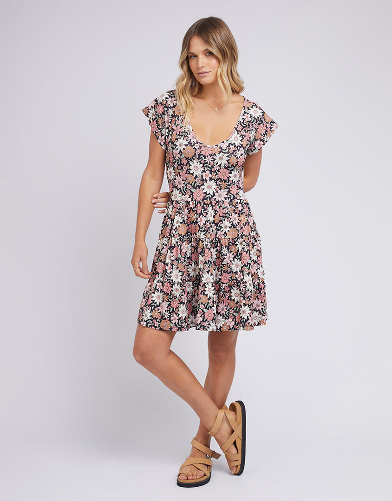 All About Eve Annie Floral Mini Dress – Flynn's Inland Surf
